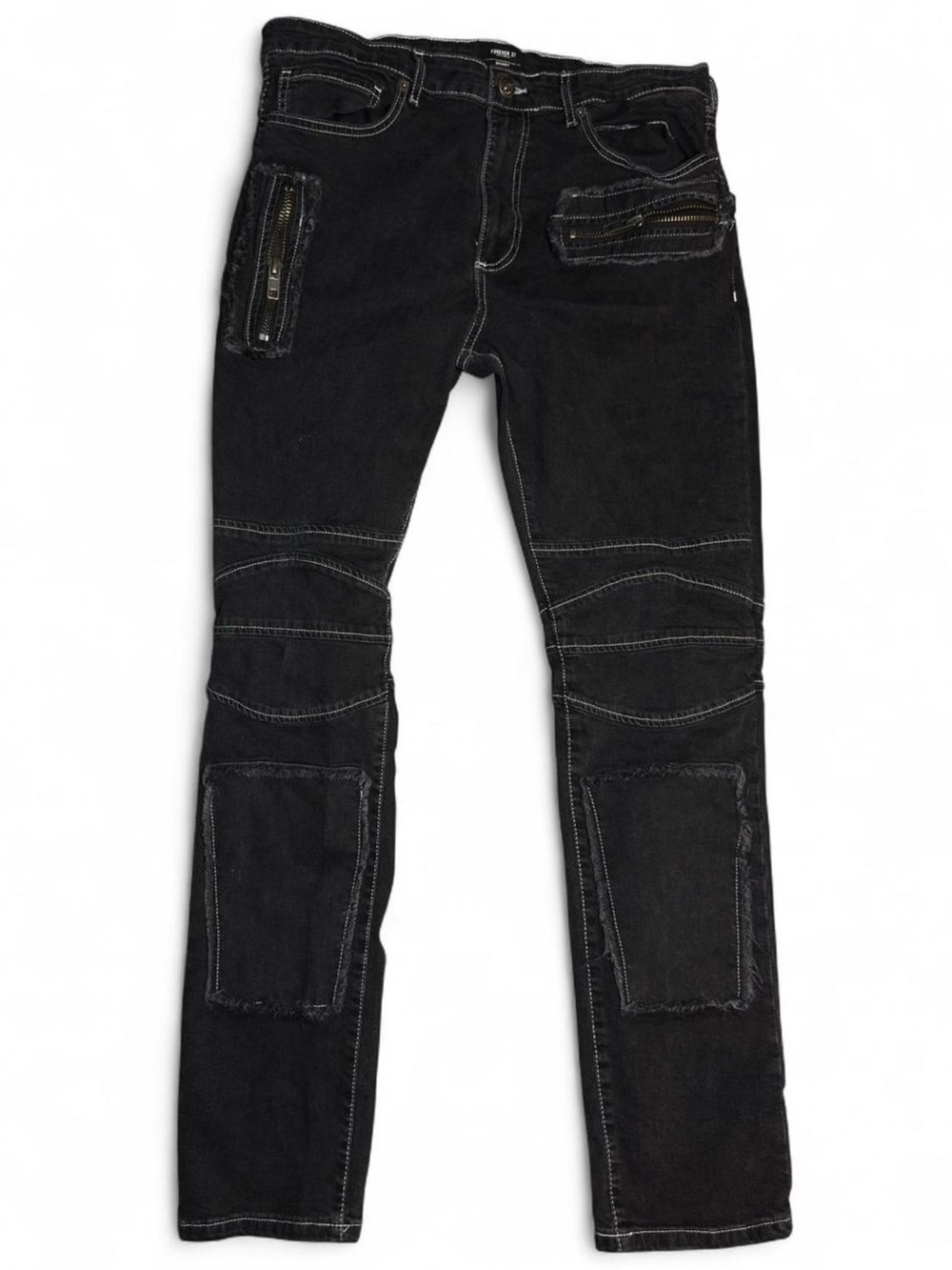 Forever 21 men’s size 36 stacked jeans black/charcoal color
